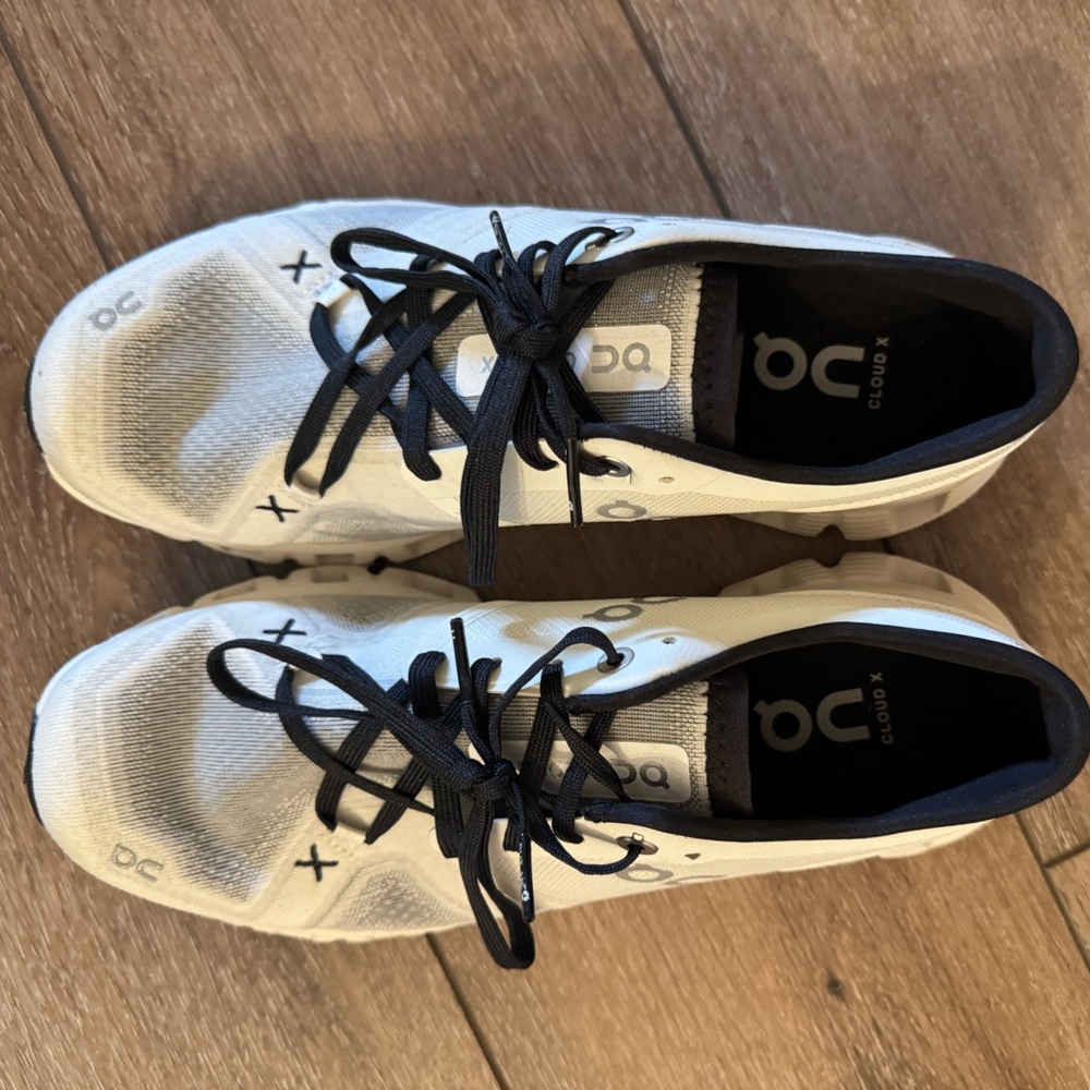 On Running Cloud X Women’s White Running Shoes